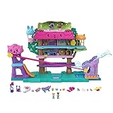 Polly Pocket HHJ06 - Pollyville Tierparty Baumhaus Spielset mit 2 Figuren und Zubehör, Spielzeug für Kinder ab 4 Jahren
