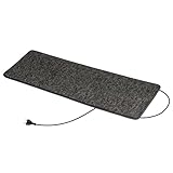 Pro Car Infrarot Heizteppich für Wohnwagen/Wohnmobil, Anthrazit 40x100cm, Teppichheizung 53 Watt 230V