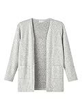 NAME IT Mädchen Nkfvicti Knit Card Noos Pullover, Grey Melange, 146 EU