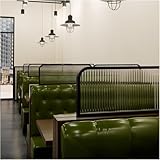 HCZKIUJY Gestreifter Raumteiler aus Glas für Essbereiche und Restaurants, niedriger Trennzaun, Schreibtischteiler (Black-50x70cm