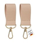 Grünes Glück Premium Kinderwagen Haken(2-er Pack) - Sehr edle Kinderwagenhaken für Taschen, Wickeltaschen & Einkäufe - Die Kinderwagen Clips verleihen deiner Kinderwagen Tasche das gewisse Etwas.