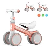 Sejoy Einstellbare Baby Balance Fahrrad für Jungen Mädchen 10-36 Monate Balance Fahrrad, Kleinkind erste Walking Bike,verstellbaren Sitz Griff, Kleinkind Training Fahrrad, 4 Silence Räder,kein Pedal