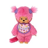 BANDAI - Monchhichi - Plüschtier Monchhichi Frozen Fruits - Ikonisches Affenkuscheltier der 80er Jahre, Superweiches Kuscheltier 20 cm für Kinder - Spielzeug für Kinder ab 2 Jahren - SE23388