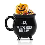 Hexengebräu Kessel Kaffeebecher, Halloween Tasse，Witchs Brew Cauldron Kaffee Tasse 350ml/10oz, Keramik Wasserkocher Coffee Mugs,Geburtstag Halloween Geschenk