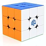 GAN 356RS Zauberwürfel Klassisch 3x3, Speed Cube Original mit IPG & GES+, Magic Cube Stickerlos, GAN Cube Klassische Produkte - Ideales Knobelspiel für Erwachsene und Kinder