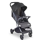 Joovy Kooper Kinderwagen, Leichter Kinderwagen, kompakt zusammenklappbar mit Ablage, grau