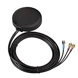 Bingfu 4G LTE MIMO Mobilfunk GPS Antenne mit Magnetischer Klebemontage Kompatibel mit 4G GPS Ladestation IBR900/1700 Wireless Airlink MG90 MP70 GX450 RV50 Industrie Gateway Modem Mobiler Router