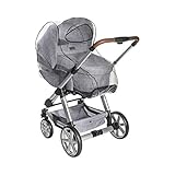 Reer RainCover Classic Regenschutz für Kombi-Kinderwagen, 1er Pack