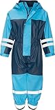 Playshoes Warmer Wasserdichter Matschanzug Regenbekleidung Unisex Kinder,marine Overall,104