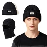 TAGVO Sturmhaube Winter für Herren Damen, Multifunktional Warme Beanie Mütze Skimaske, Leichte, Winddichte und Atmungsaktive Sturmhaube, Radfahren Motorrad Balaclava Gesichtshaube - Zwei Stile