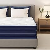 PurrJoys Matratze 90x200x20cm,Taschenfederkern & Memory Foam, mittlerer Härtegrad, atmungsaktiv, Bewegung isolierend, CertiPUR-US & Oeko-TEX, ohne Glasfaser