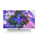 Philips 48OLED936/12 48 Zoll (121cm) Fernseher 4K OLED+ TV mit Bowers & Wilkins Sound | 4-seitiges Ambilight, UHD & HDR10+ | 120 Hz | Dolby Vision & Atmos | DTS Play-Fi | Google Assistant & Alexa