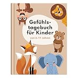 memoriecation Gefühlstagebuch Kinder 6-11 Jahre - Gefühle spielerisch verstehen und ausdrücken - Gefühle Buch Kinder, Tagebuch Kinder, Tagebuch Mädchen & Jungs