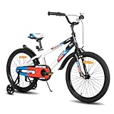 JOYSTAR Berry 20 Zoll Kinderfahrrad für 8-11 jährige Jungen & Mädchen, 20 Zoll Jungenfahrrad mit Stabilisatoren und Ständer, rosa