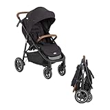 Kinderwagen Marke Joie Modell Buggy & Sportwagen Mytrax Pro bis 22 kg belastbar mit Teleskopschieber, Getränkehalter & Regenschutz - Shale