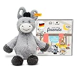 tonies Hörfiguren für Toniebox, Steiff Soft Cuddly Friends mit Hörspiel – Dinkie Esel, Gute Nacht Geschichten für Kinder ab 3 Jahren