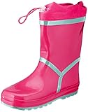 Playshoes Unisex Kinder Gummistiefel Gefüttert Regenstiefel, Pink, 28 EU