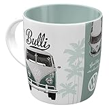 Nostalgic-Art Retro Kaffee-Becher, 330 ml, VW – Good things are ahead of you – Volkswagen Bus Geschenk-Idee, Original Lizenzprodukt (OLP), Keramik-Tasse, Vintage Design