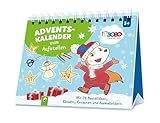 Bobo Siebenschläfer Adventskalender zum Aufstellen: Mit 24 Bastelideen, Rätseln, Rezepten und Ausmalbildern für Kinder ab 3 Jahren