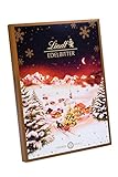 Lindt Schokolade Edelbitter Adventskalender 2023 | 250 g | Adeventskalender mit 24 süßen Überraschungen aus Edelbitterschokolade | Schokolade für die Weihnachtszeit | Schokoladen-Geschenk
