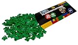 CMC imports 100 x Klemmbausteine Blüten Blatt Blume Pflanze Bausteine Kompatibel Blumen Blüte für Garten City Deko Wald 32607 versch. Farben (180 - Grün)