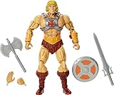Masters of the Universe HJH58 - Masterverse Figur zum 40. Jubiläum He-Man Actionfigur mit Zubehör, 18 cm groß, MOTU-Sammelfigur