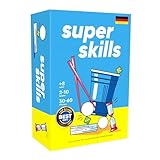 The World Game Super Skills - Deutsch - Das lustige Gesellschaftsspiel für Kinder, Jugendliche & Erwachsene - Partyspiele mit Vielfältigen Herausforderungen Jungen & Mädchen - Brettspiel