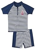Playshoes Jungen UV-Schutz Bade-set Maritim 460112, 171 - Marine/Weiß, 98-104