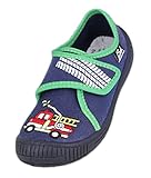 Beck Jungen Vuur Niedrige Hausschuhe, Blau, 23 EU