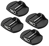 4x Stützplatten mit Metallstiften für Wohnwagenstützen Stützen Wohnwagen Wohnmobil Caravan 18x14 cm