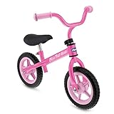 Chicco Pink Arrow Laufrad für Kinder 2-5 Jahre, Kinder Laufrad fürs Gleichgewicht, mit höhenverstellbarem Sattel und Lenker, max. 25 kg, Pink - Spielzeug für Kinder 2-5 Jahre