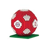 FOCO Offizielles Lizenzprodukt FC Bayern München BRXLZ-Steine 3D-Fußball BAU-Set