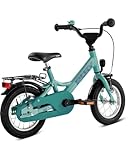 PUKY YOUKE 12 Zoll Kinderfahrrad ab 3 Jahre | Leichtes Kinder Fahrrad mit Rücktritt & Handbremse | Kinderfahrrad für Einsteiger | Ergonomisch & sicher | Fahrrad Kinder ab 3 Jahre | Gutsy Green