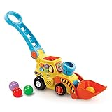 VTech Baby Ballspaß Bagger – Lustiger Bagger mit Bällen zum Spielen, Springen, Werfen und Schieben – Für Kinder von 12-36 Monaten