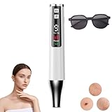 DEEguess Pikosekunden-Muttermalentfernungsstift Zur Entfernung Von Muttermalen/Pigmentflecken, 9 Modi + 4 GäNge, Led-Anzeige, Geeignet FüR Warzen, Sommersprossen, Muttermale BatteryModel