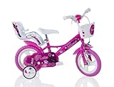 SCH Mädchen Bicycle ROSES Kinderfahrrad, Pinke, 12