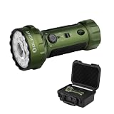 OLIGHT Marauder Mini 2 LED extrem helle Taschenlampe 10000 Lumen 750 Meter, USB-C aufladbare Taschenlampen mit 5Lichtmodi, IPX8 Handlampe mit Flut-und Fokussiertes Licht für Outdoor Camping (OD Green)