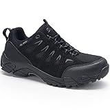 SHULOOK Wanderschuhe Herren Wasserdicht Leichte Outdoor Trekkingschuhe Knöchel Bergschuhe rutschfeste Schuhe Herren Sneaker Ultralight Sportschuhe für Camping, Wandern (Schwarz EU 45