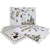 Adventskalender als Weihnachtskarten 3er Set Achtsamkeit Adventskalender zum Versenden oder Behalten (Achtsamkeit)