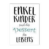 Nastami Postkarte Schwangerschaft verkünden Ihr werdet Großeltern (Enkelkinder Dessert)