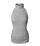YUANMO Pullover Damen Strickpullover Sweatshirt Sweater Hohe Kragen Lässig Freizeit Pullover Strickpulli Oberteile Oversize