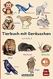 Tierbuch mit Geräuschen: Mein erstes Tierlexikon zum Kennenlernen von 71 beliebten Tieren von A bis Z – zum Selberlesen für Kinder von 2 bis 6 Jahren