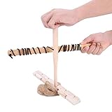 Bnineteenteam Bogenbohrer-Feuer-Starter-Kit, primitives Werkzeug zur Herstellung von Feuer Holzbohrwerkzeug zur Herstellung von Feuer für Camping-Lernzwecke Wandercamping