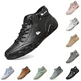 Alpaca Barfuss wasserdichte Schuhe Damen, Orthopädische Schuhe Herren, Winter Freizeitschuhe Halbschuhe Ergomischer rutschfest Hallenschuhe Trainingsschuhe Fitnessstudio Sommer Running