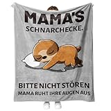 KAAYEE Muttertagsgeschenke für Mama, Kuscheldecke Geschenke für Mama zum Muttertag Geburtstag Valentinstag Weihnachten, Geburtstagsgeschenk für Mutter Frauen von Tochter Sohn 1.3 * 1.5 M Decke