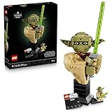 LEGO Star Wars 75438 Angriff der Klonkrieger Yoda Büste - Modellbau für Erwachsene mit grünem Lichtschwert und sammelbarer Jedi Minifigur - DIY Deko - Geschenk für Fans von Angriff der Klonkrieger