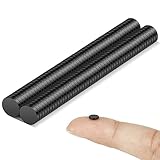 Wukong 5x1mm Neodym Magnete 100 Stück Kleine Schwarz Magnete, Mini Extra Stark Magnet für Whiteboards, Kühlschrank, Magnettafel und DIY-Projekt
