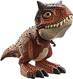 Jurassic World HBY85 - Beißangriff Carnotaurus Toro-Dinosaurier-Actionfigur, Dinosaurier Spielzeug ab 4 Jahren
