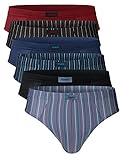 7 Days Herren Slip klassisch als 6er oder 12er Pack aus Microfaser mit Elasthan 6er Pack XXXL