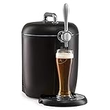 Klarstein 6L Bier Zapfanlage mit Kühlung, 65W Zapfanlage für Bier wie Frisch Gezapft, Kühlung 3-12°C, Bier-Zapfanlagen Gekühlt mit LED und Füllstandsanzeige, Leise Bierzapfanlage mit Mini-Bier-Fass